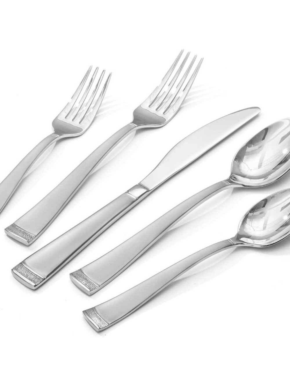 Silverware Set, 40-Piece Flatware Set for 8, 18/10 Stainless Steel Cutlery Set w